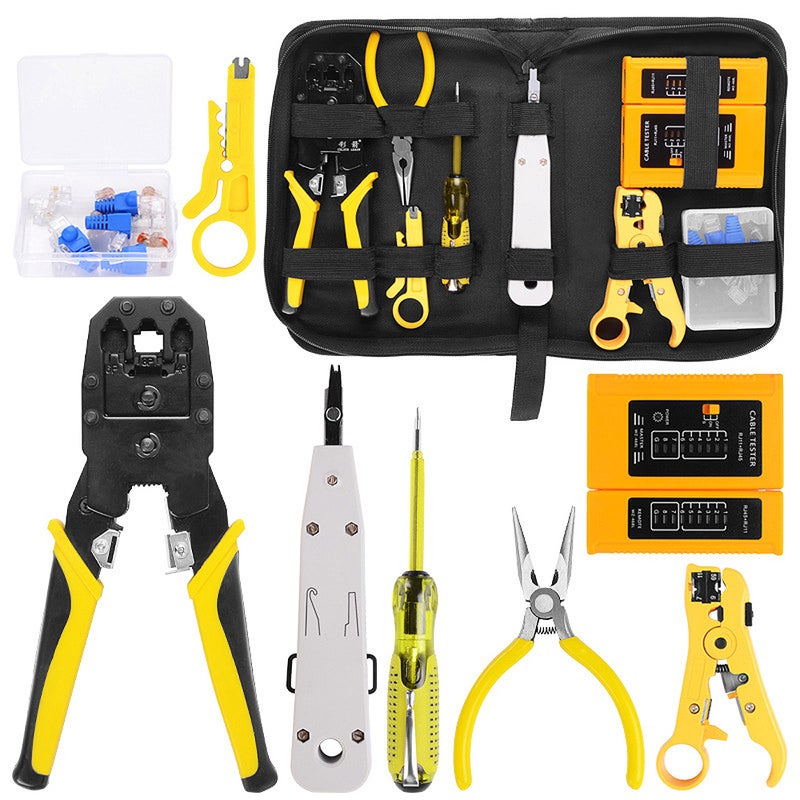 AL RAID Network Repairing Plier Tool Kit With Cable Tester Multicolour 26.50 x 5.50 x 17.50cm - Image 5