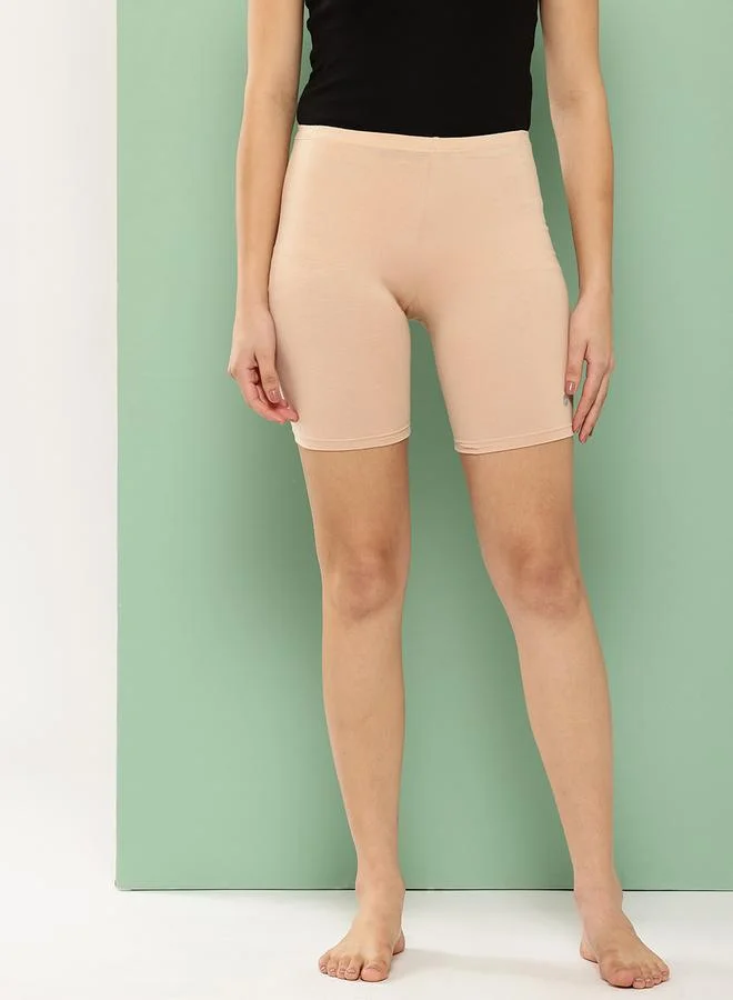 Leading Lady Leading Lady Pack of 2 - Solid Cotton Blend Shorts