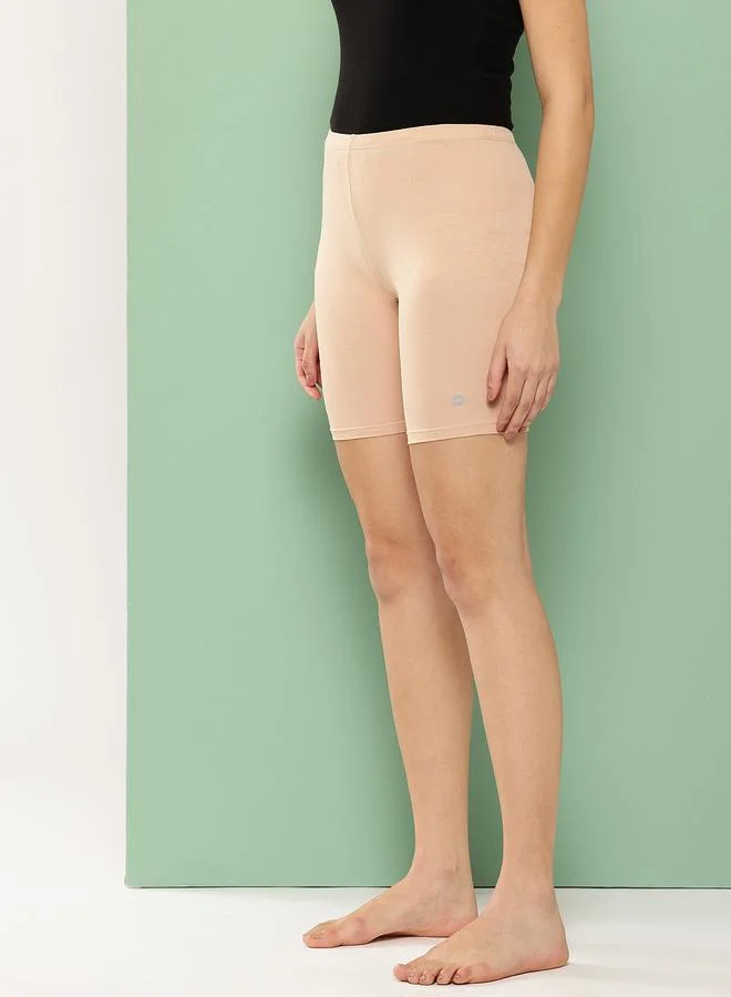 Leading Lady Leading Lady Pack of 2 - Solid Cotton Blend Shorts