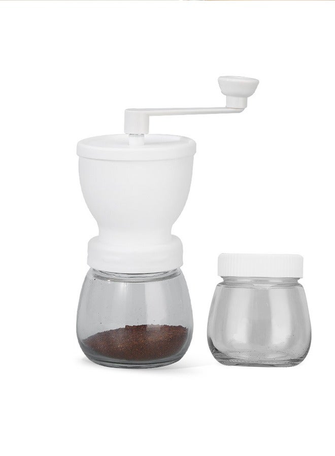 Manual Coffee Bean Grinder With Glass Jars Portable Mini Travel Seal Coffee Machine Bean Storage Bottle  - Image 1
