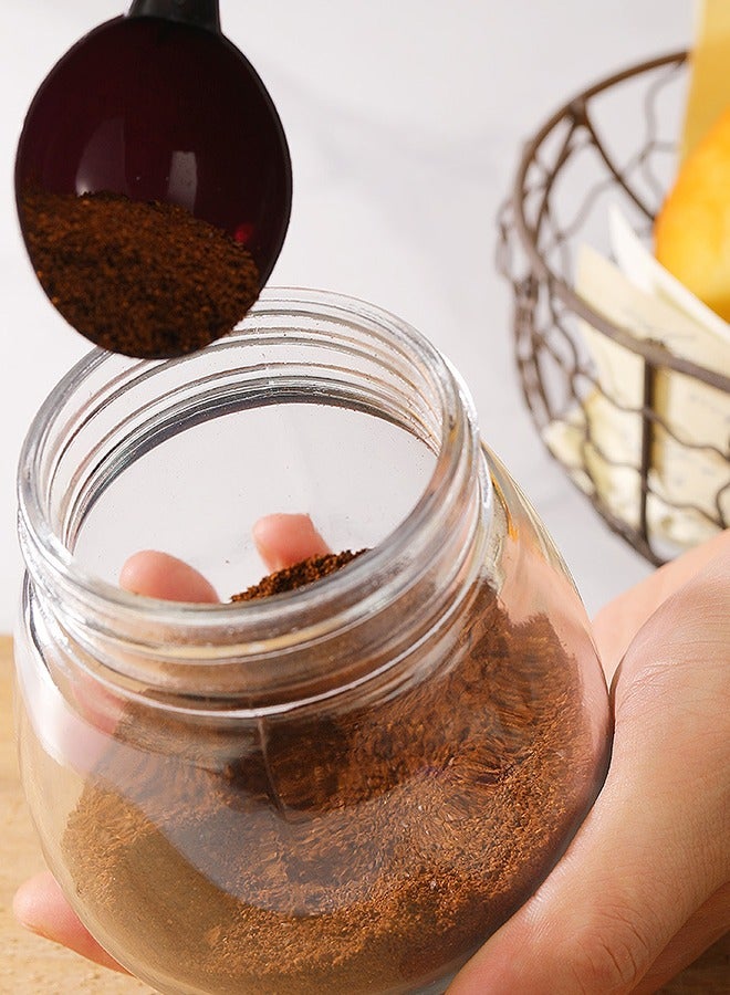 Manual Coffee Bean Grinder With Glass Jars Portable Mini Travel Seal Coffee Machine Bean Storage Bottle  - Image 4