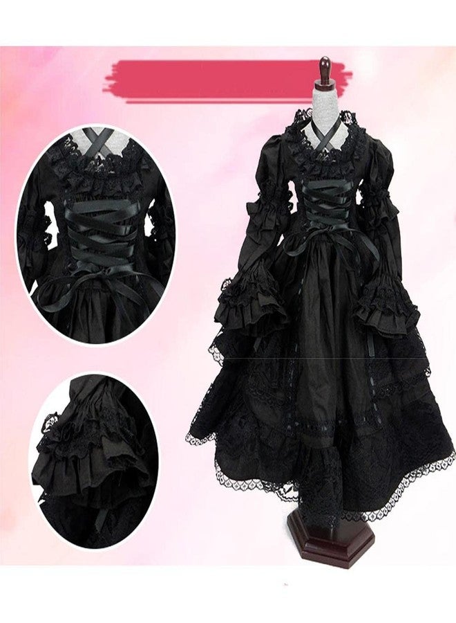 Fenteer 1/3 BJD SD Doll Outfits Lolita Dress Black Princess Dress for Night Lolita - Image 2