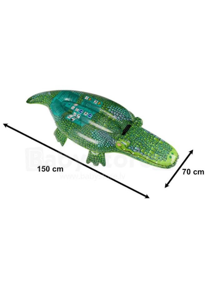 Bestway Bestway Crocodile Floats for Kids, 203X117 cm, Green, up to 45 kg - 41477  - Image 2