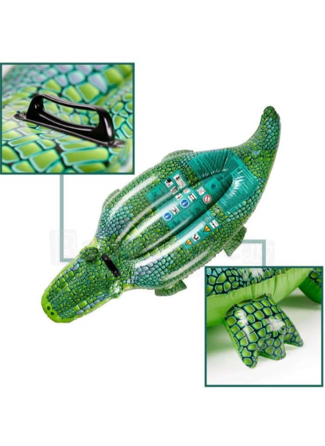 Bestway Bestway Crocodile Floats for Kids, 203X117 cm, Green, up to 45 kg - 41477  - Image 4