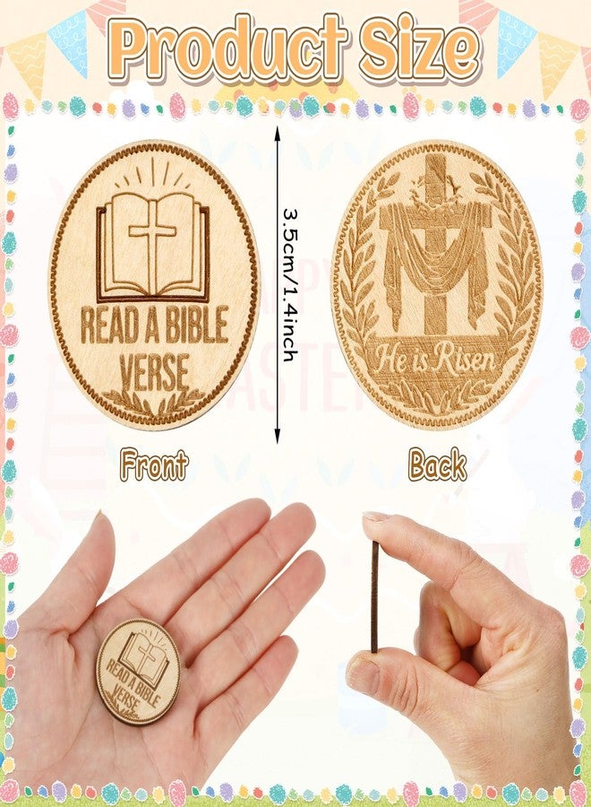 CypherX Easter Good Behavior Tokens - 25 Coins of Goodness & 5 Customizable Blank Tokens | Teach Christian Values & Good Manners | "He is Risen" Cross Design | Perfect for Easter & Family Activities - Image 4