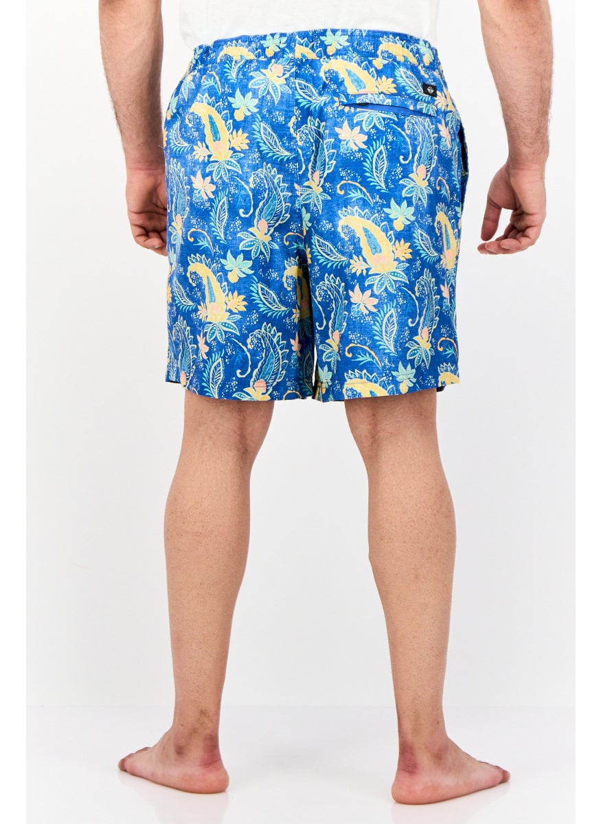 DOCKERS Men Inseam Allover Print Swim Shorts, Multicolor  - Image 3