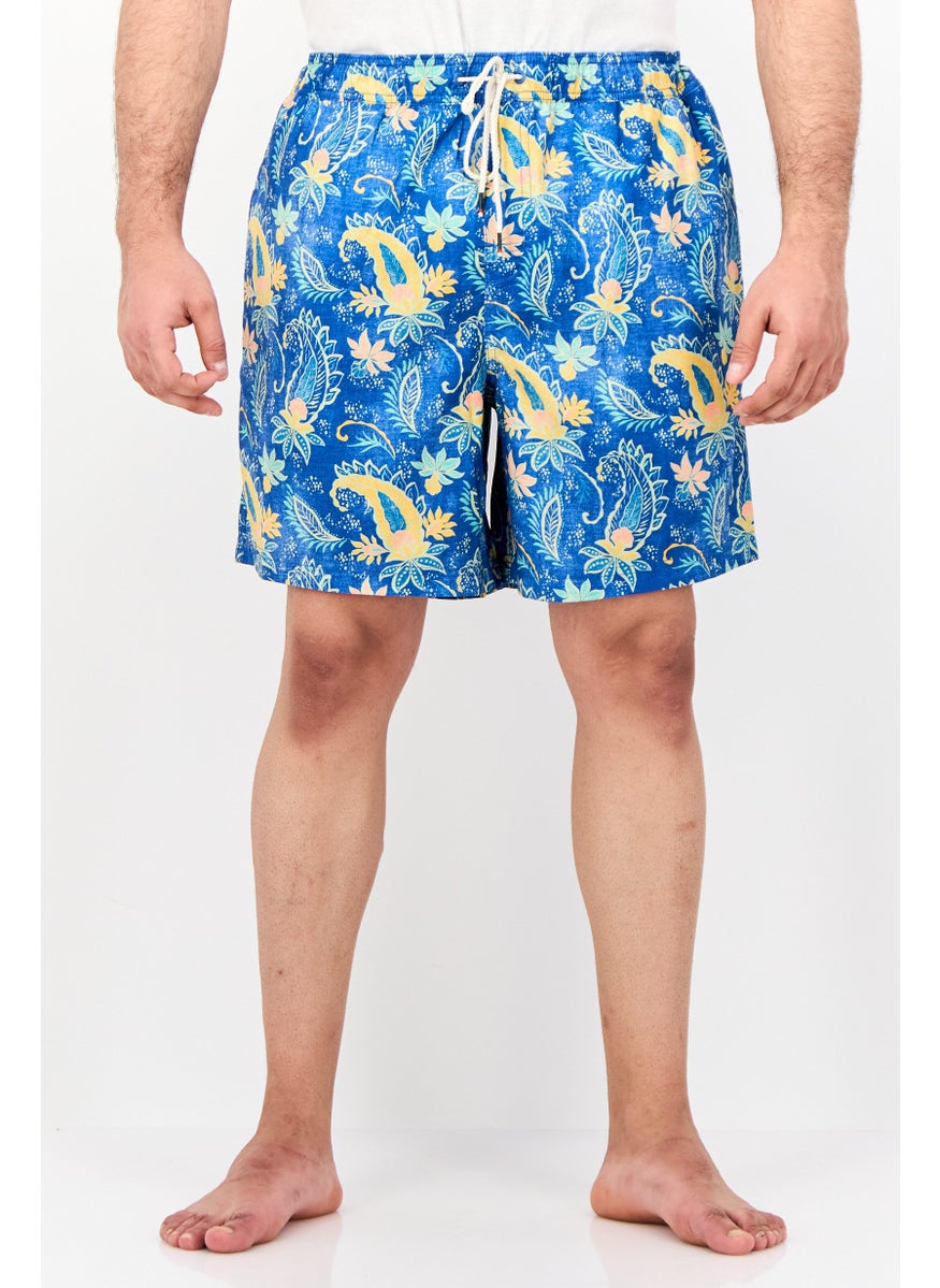 DOCKERS Men Inseam Allover Print Swim Shorts, Multicolor  - Image 1