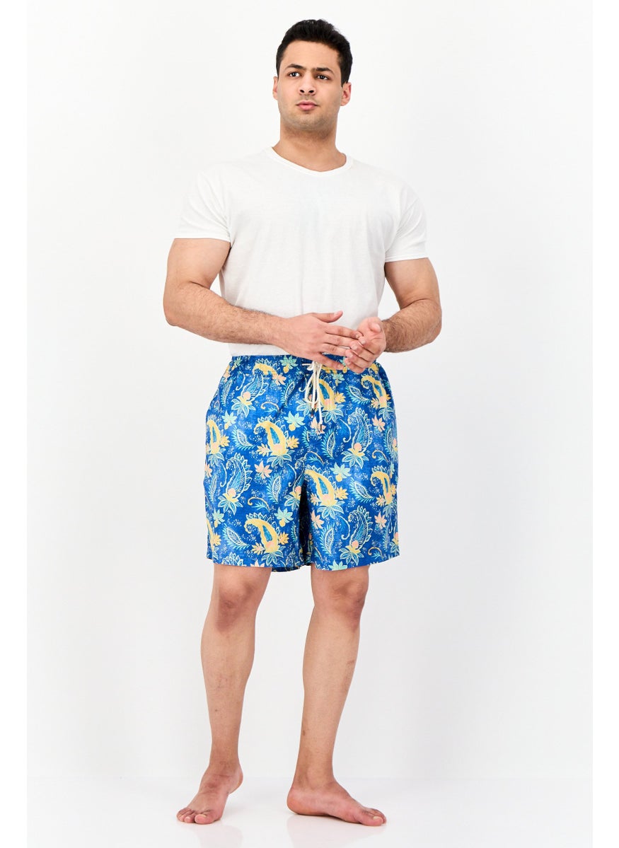 DOCKERS Men Inseam Allover Print Swim Shorts, Multicolor  - Image 4