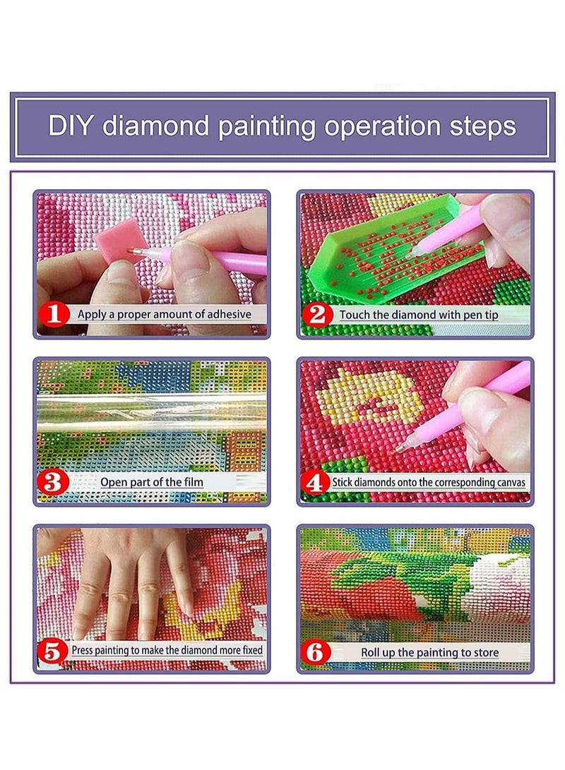 Y&D DIY 5D Diamond Painting Butterfly Pattern 11.8*15.7 Inch - Image 4