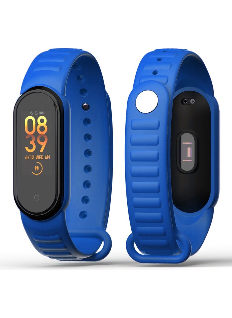 APEXEL Xiaomi Mi Band 5/6 Compatible Loop Patterned Silicone Band 