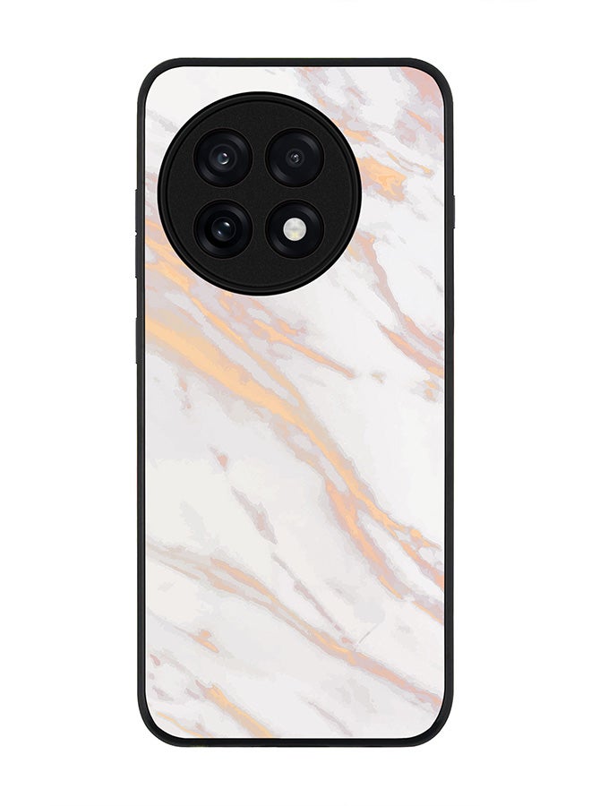 Stylizedd For OnePlus 13R / Ace 5 Pro Case,Slim fit Camera Protection, Shockproof Thin Phone cover  - Marble Print Gold Grey