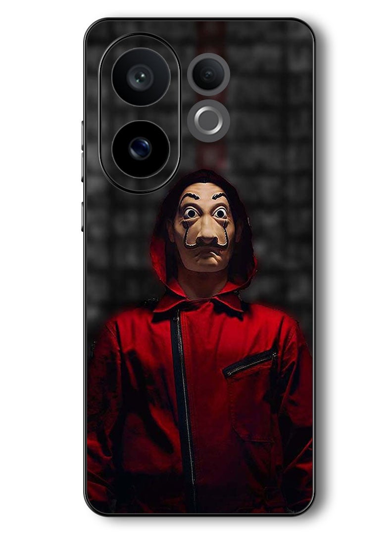 Theodor Case Compatible with Vivo V60 6.77 Inch Protection Shockproof Bumper Cover Red Jokar Mask - Image 1