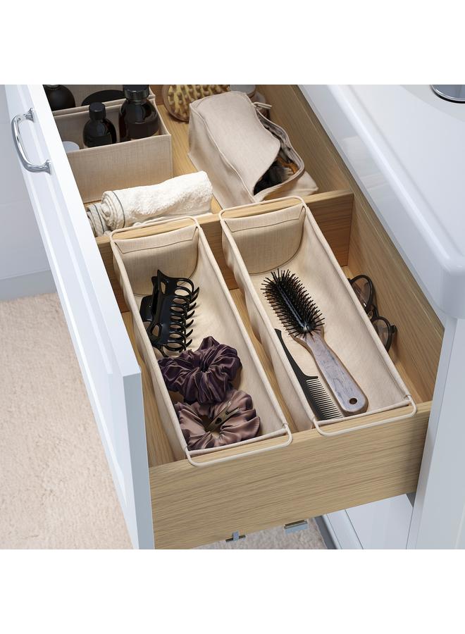 زبون منظم الأدراج، معلق/بيج - Image 3