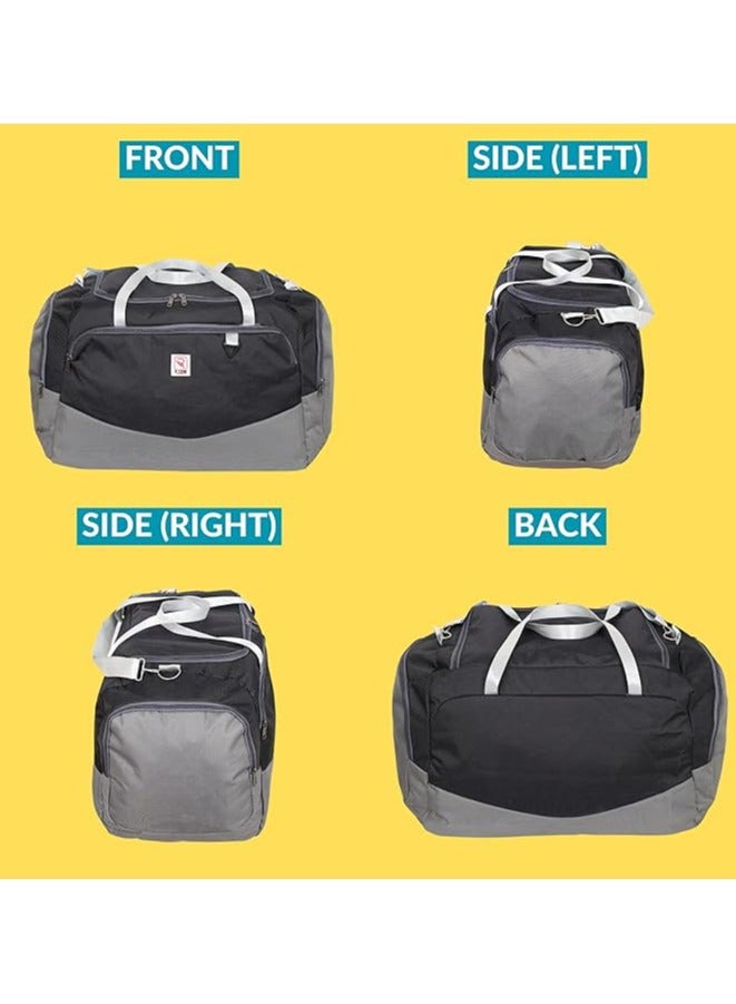 REFLECTION Lightweight High Quality Travel Duffle Bag BLACK 51CM - Image 3