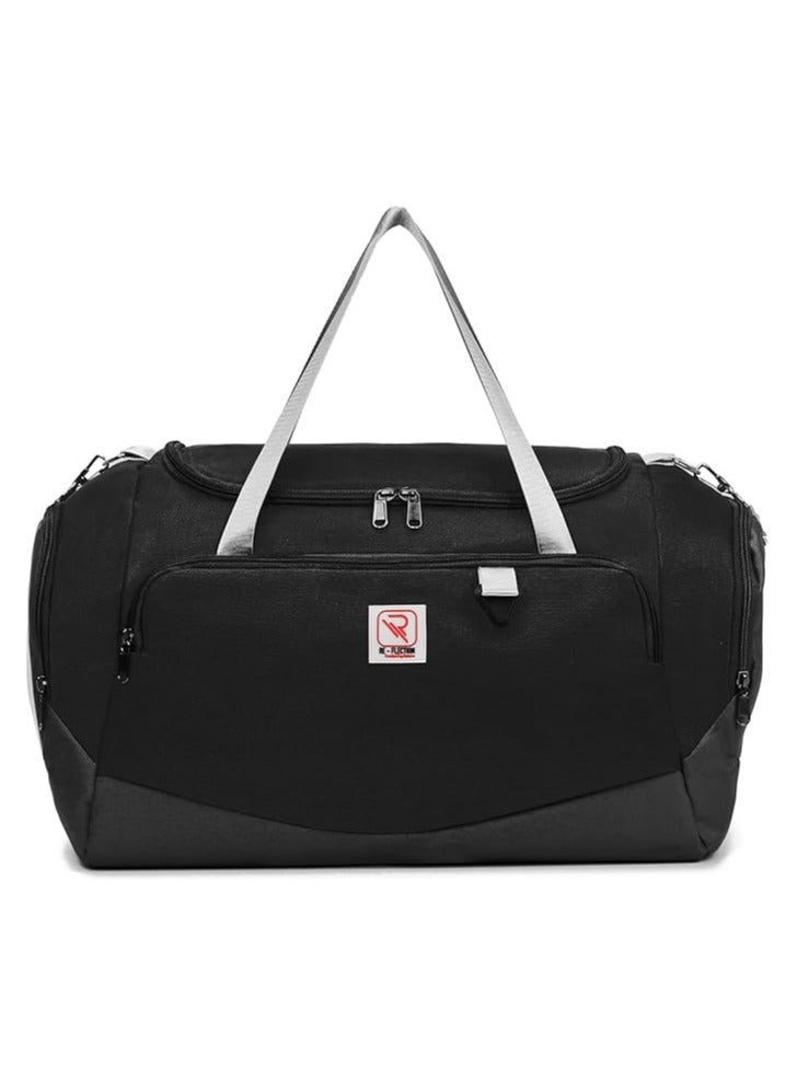 REFLECTION Lightweight High Quality Travel Duffle Bag BLACK 51CM - Image 1