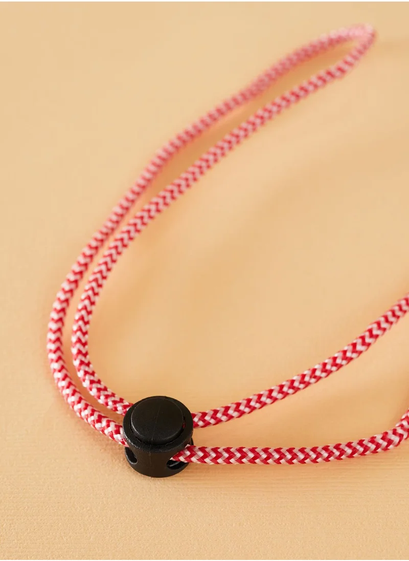 KIKKERLAND Braided Red Mask Chain