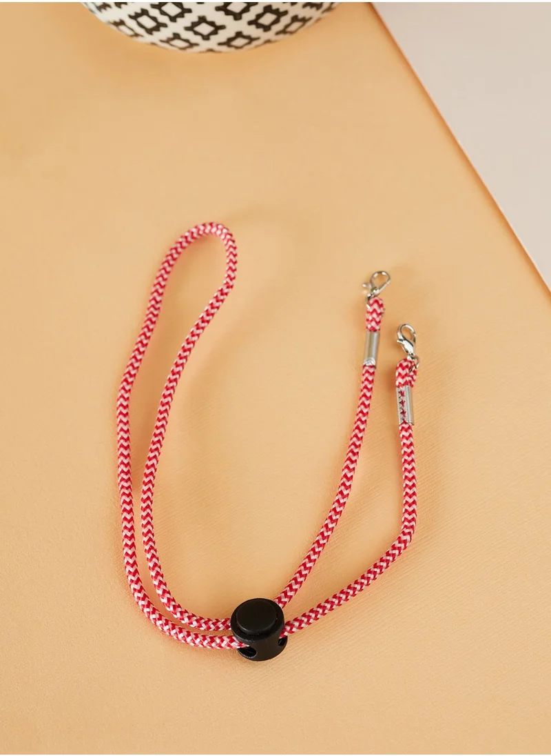 KIKKERLAND Braided Red Mask Chain