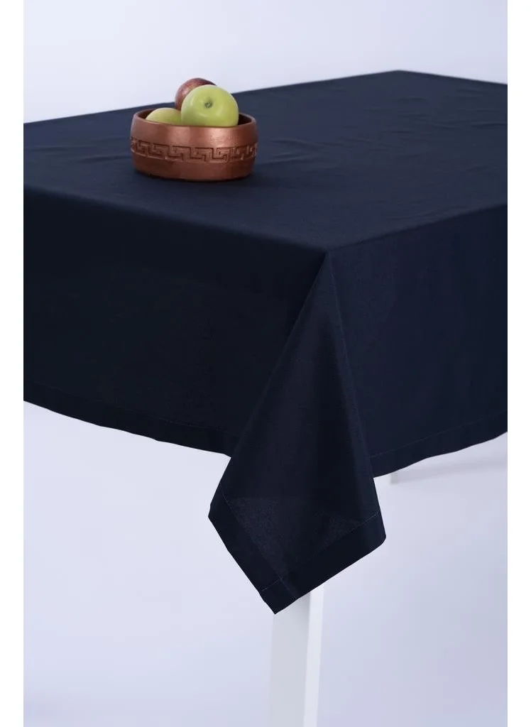 Altın Pamuk Gold Cotton Duck Fabric Tablecloth Stain Resistant Navy Blue Option Listing