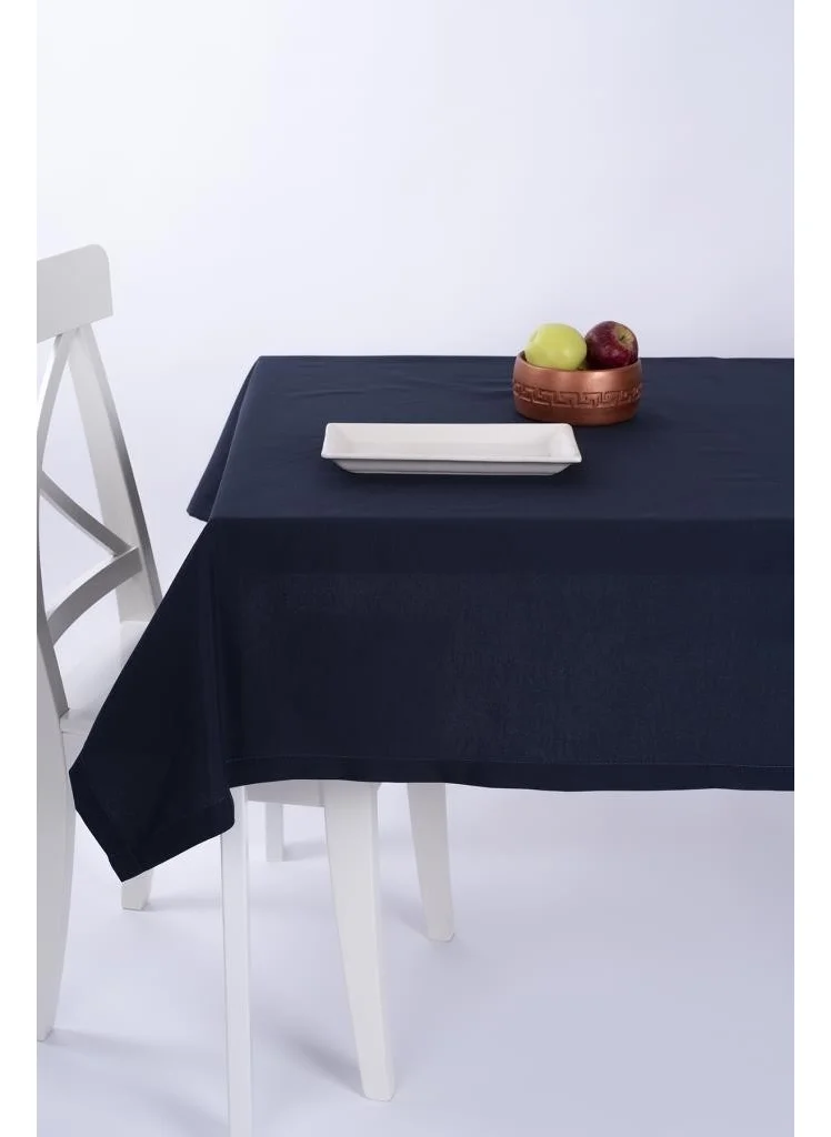 Altın Pamuk Gold Cotton Duck Fabric Tablecloth Stain Resistant Navy Blue Option Listing