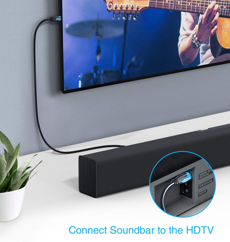 BlueRigger كابل الصوت الرقمي البصري توصلينك من بلو ريجر (15 قدم، سلك ألياف بصرية، مصنف CL3 للتركيب داخل الجدران، مطلي بالذهب 24 قيراط) - متوافق مع المسرح المنزلي، شريط الصوت، التلفاز، إكس بوكس، بلاي ستيشن PS4 - Image 2