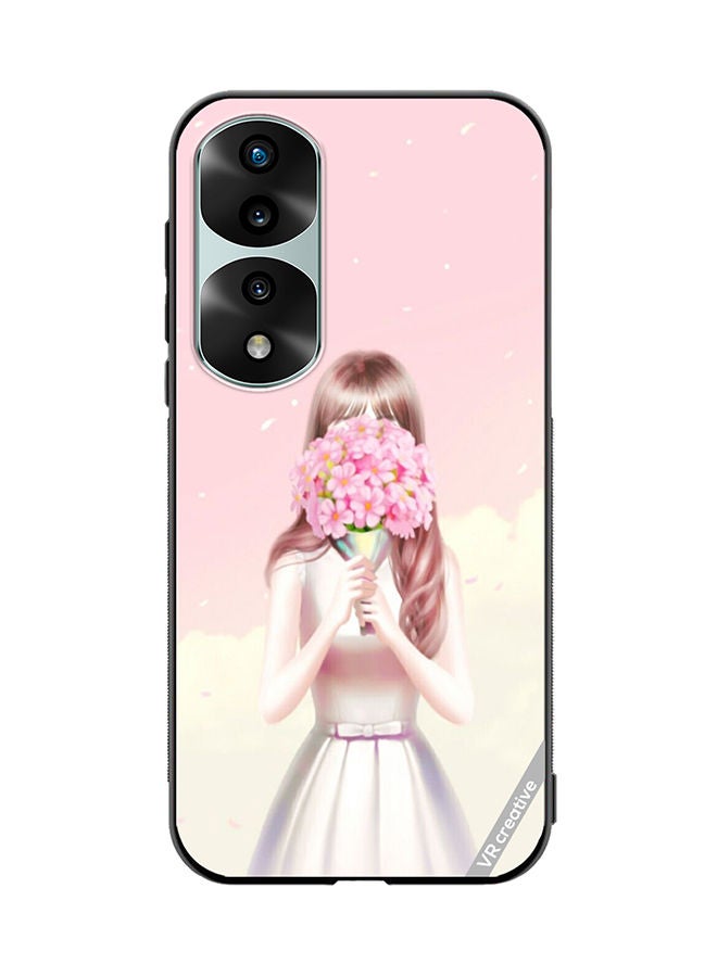 VR CREATIVE Protective Case Cover For Honor 70 Pro plus Blush Flowers Design Multicolour - Image 1