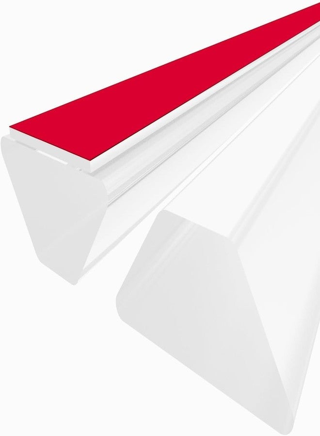 Drofail 39"/1M White Wet Room Floor Barrier,Silicone Shower Door Threshold with 20G Glue for Kitchen Sink,Bathroom Floor,Shower Tray (White) - Image 1