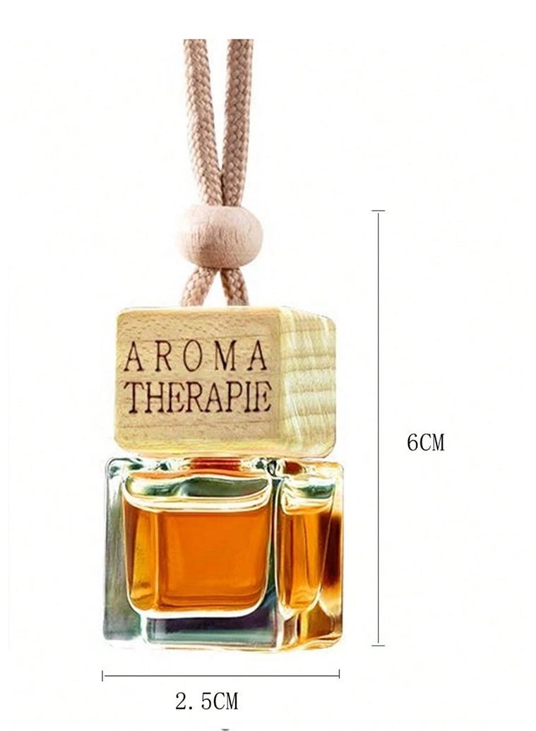 أروما معطر جو للسيارة على شكل زجاجة معلقة برائحة غريبة وساحرة، معطر جو للسيارة بالزيوت العطرية، ناشر روائح عطرية للسيارات، يدوم طويلاً (زجاجة مملوءة بقطعة واحدة) - Image 5