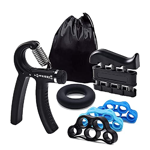 Bodylastics Hand Grip Strengthener Set Fingers, Wrist, Forearm 10 to 40 kgs Adjustable Resistance Exercising Body Workout, Plastic - Image 1