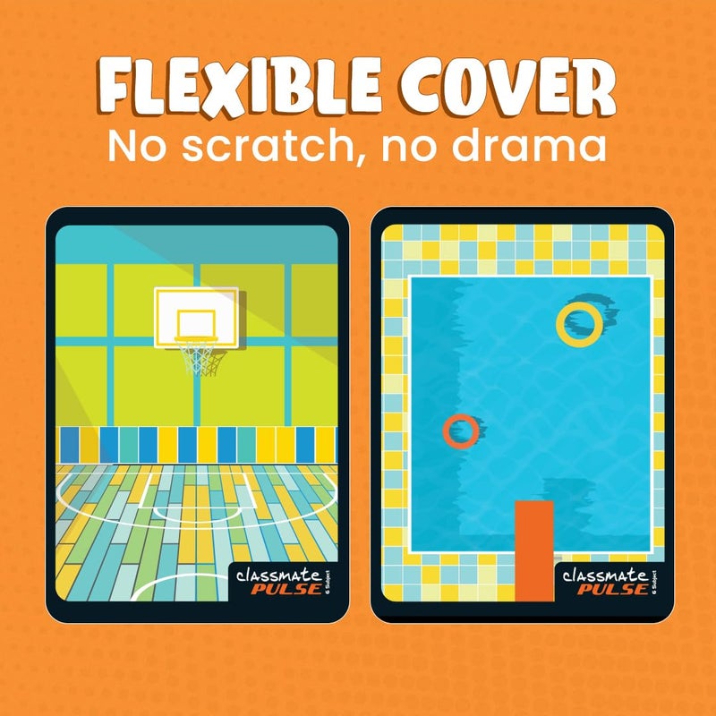 classmate دفتر متميز 6 مواد - 203 مم × 267 مم، غلاف ناعم، 300 صفحة، خط واحد - Image 4