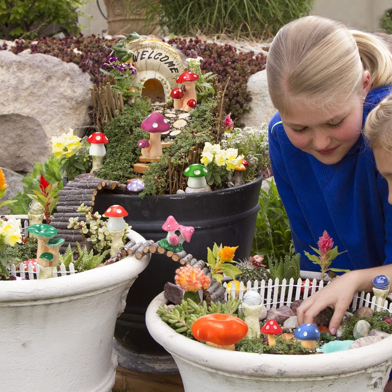 Yulejo 120 Pcs Cute Tiny Mushrooms Bulk Mini Miniature Figurines Fairy Mushroom Decor Garden Mushroom Statue Mini Mushrooms Ornament for Plant Micro Landscape Bonsai Craft(Fresh Color) - Image 3