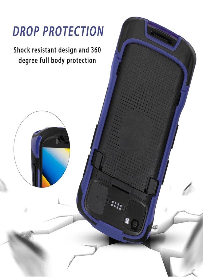 CARPSDZY Protective Case Bumper Cover for Zebra Symbol TC53 TC58 Handheld Barcode Scanner Mobile Computer, Rugged OEM Case Blue & Black - Image 3