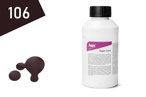 Kaps Dye Paint For Leather and Textiles, 500ml - 16.9 fl. Oz. (106 - dark brown) - Image 2
