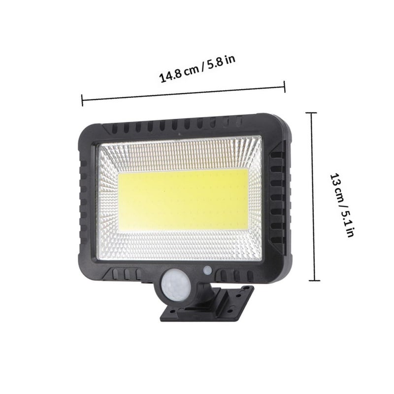 2pcs Solar Motion Sensor Light 100 LED Waterproof Outdoor Wall Lamp For Garden Yard Patio - Image 3