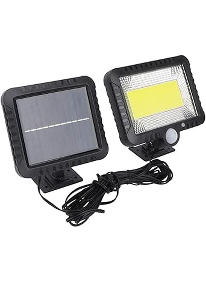 2pcs Solar Motion Sensor Light 100 LED Waterproof Outdoor Wall Lamp For Garden Yard Patio - Image 1