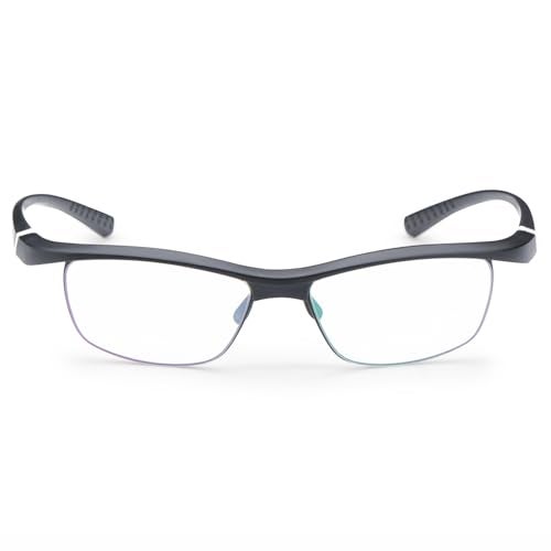 AEC Aero Wide Fit Reading Glasses | Lightweight TR90 Frame with BlueRazr Blue Light Blocking Lenses | Comfortable Unisex Readers for Men & Women (Black, +2.50) - Image 4
