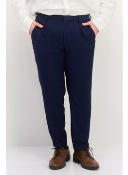 Sorbino Men Regular Fit Solid Dress Pants, Navy  - Image 1