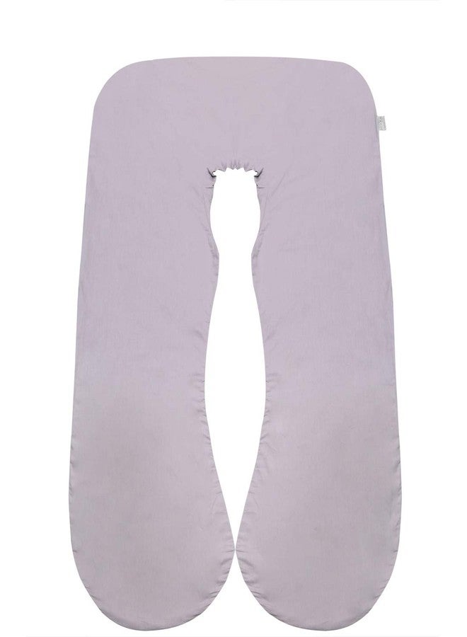 KWLET Pregnancy Pillow Cover/U Shaped Pillow Cover/Pregnancy Pillow Case/Maternity Pillow Case/Pillowcase with Removable Cotton Cover 57x30 Inch for Pregnancy Pillow Gray - Image 1