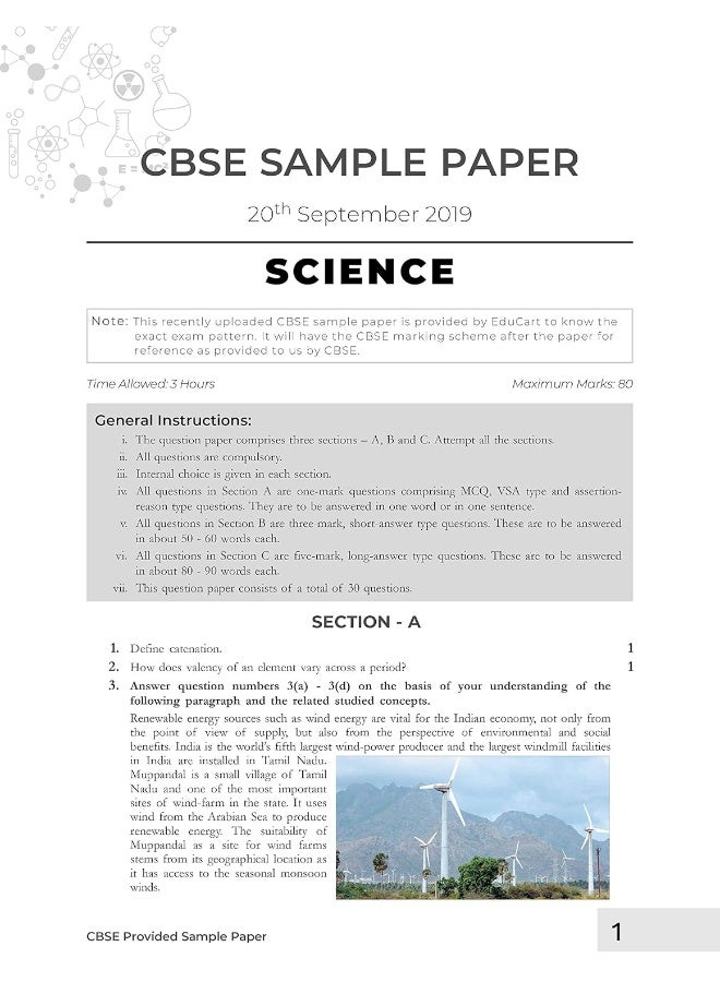 EduCart Cbse Sample Question Papers Class 10 Science (for February 2020 Exam)  - Image 4