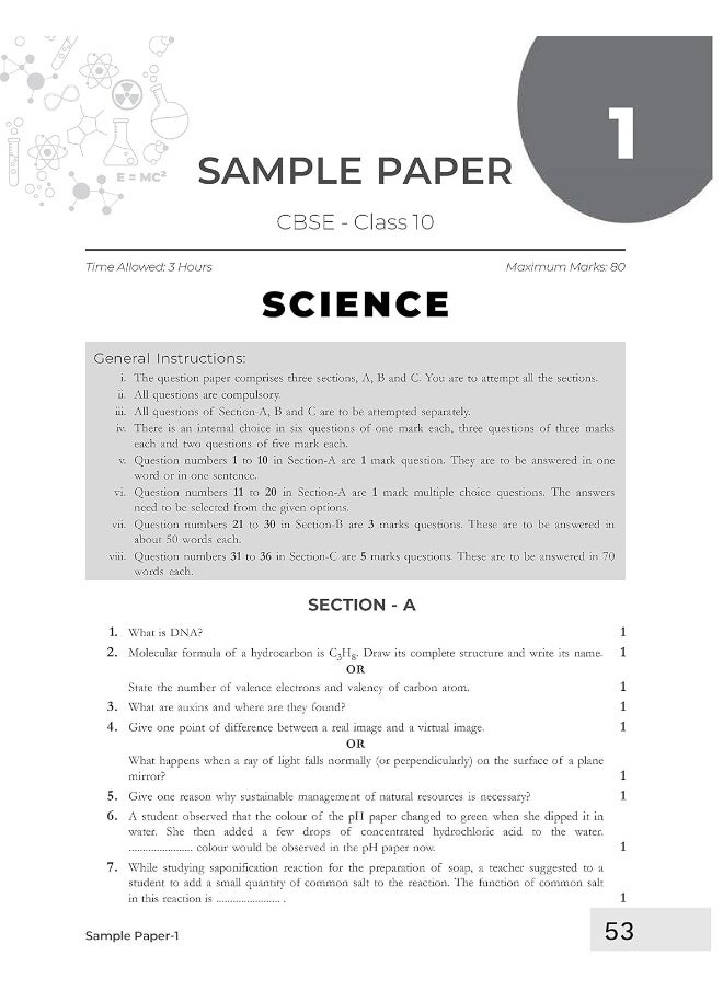 EduCart Cbse Sample Question Papers Class 10 Science (for February 2020 Exam) - pzsku/Z5CEAC0C32F4A0EDD90ECZ/45/_/1737493843/ebfc6067-258e-46cf-8b75-6a9c96694514