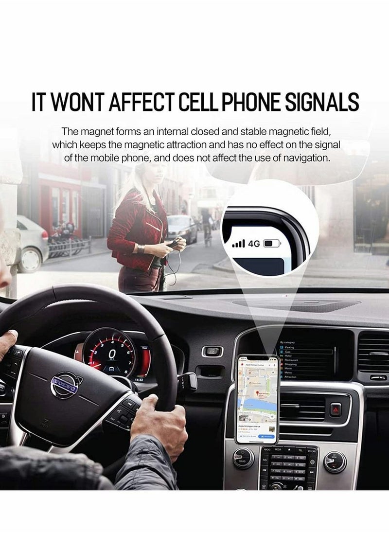 Y&D Magnetic Phone Mount for Car Air Vent 5 Magnets 360° Rotation Universal Magnet Holder Compatible With Smartphones  - Image 4