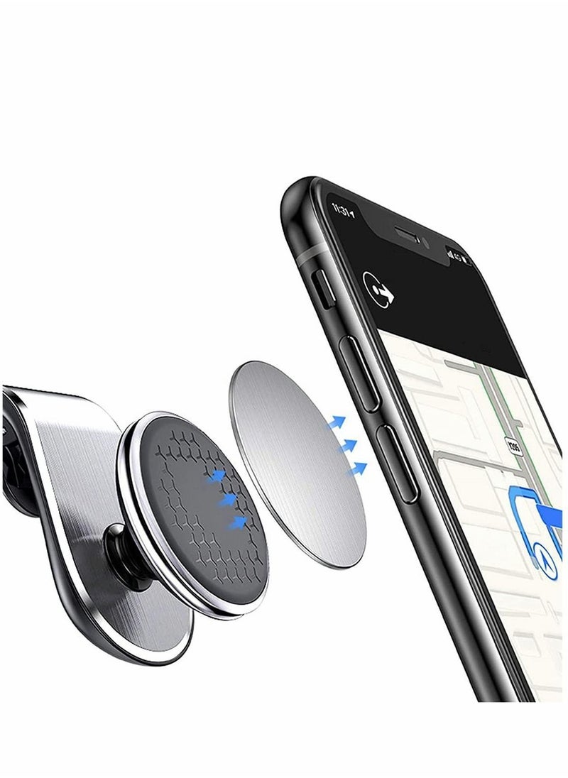 Y&D - Magnetic Phone Mount for Car Air Vent 5 Magnets 360° Rotation Universal Magnet Holder Compatible With Smartphones - Image 1