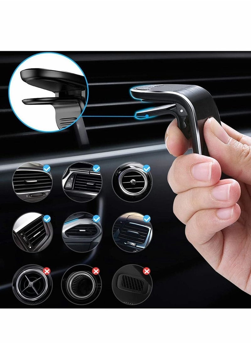 Y&D Magnetic Phone Mount for Car Air Vent 5 Magnets 360° Rotation Universal Magnet Holder Compatible With Smartphones  - Image 5