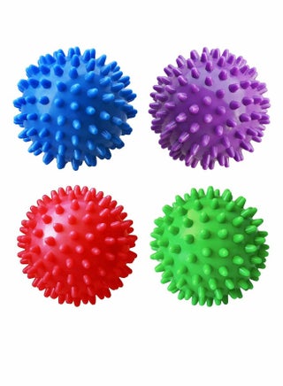 Spiky Massage Balls for Foot, Back, Muscles, Plantar Fasciitis, Muscle Soreness Massager Ball Exercise, Yoga, Deep Tissue Myofascial Release Trigger Point Recovery (4 Pcs, Green, Pink, Purple, Blue) - pzsku/Z5CEAD0DE751B8A1574B7Z/45/1746551486/d480a5f8-b33c-4e12-9aa6-aa40f763a822