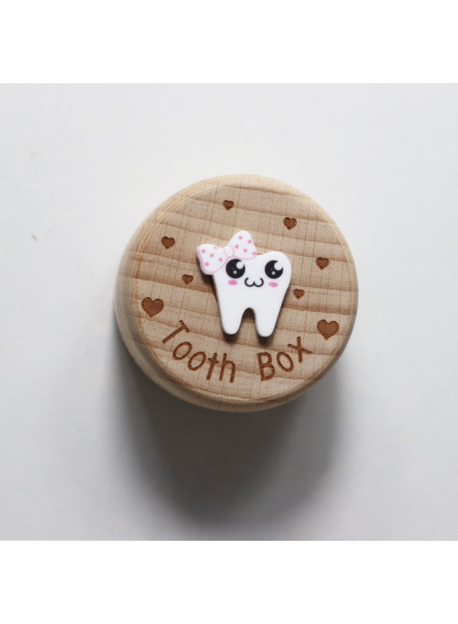 Furun Deciduous Teeth Box Boy Girl Teeth Fetal Hair Umbilical Cord Collection Commemorative Box Animal Hair Cross Jewelry Box - Image 1