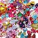 Chenkou Craft Random of 20pcs Puppy Yorkie Dog Hair Bow With Rubber Band Rhinestone Pet Grooming Products Mix Colors Varies Patterns Pet Hair Bows Dog Accessories - Image 2