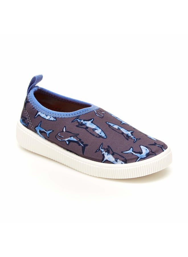 Simple Joys by Carter's Boy's Archer Kaia Aqua Set Sandal, Navy/Grey, Numeric_7 Toddler - Image 5