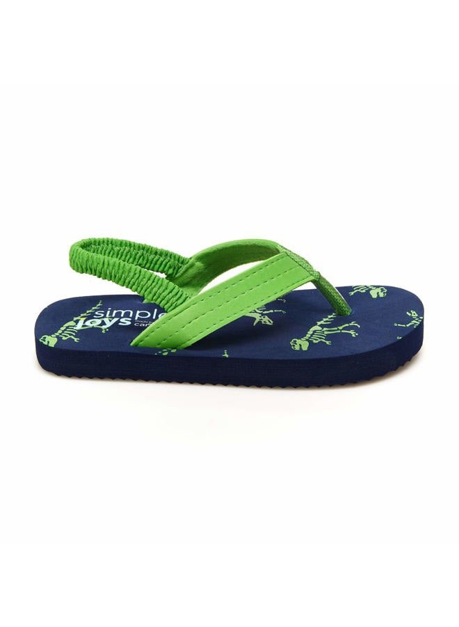 Simple Joys by Carter's Boy's Archer Kaia Aqua Set Sandal, Navy/Grey, Numeric_7 Toddler - Image 3