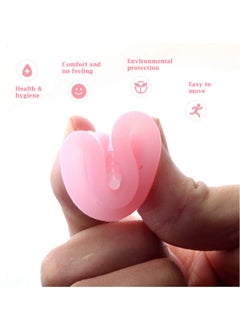 ANYTIME Anytime Menstrual Cup - Silicone Menstrual Cup Reusable Period Cup for Women Menstruation w/Heavy or Sensitive Flow- Come with Menstrual Cup Bag, Soft, Flexible (Pink, Large)  - Image 3
