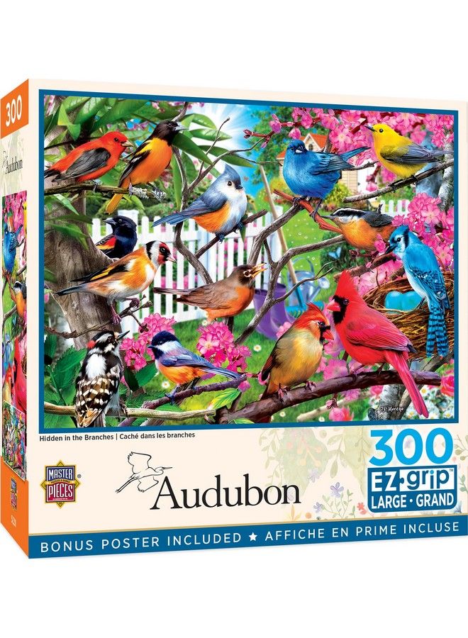 MasterPieces 300 Piece Ez Grip Jigsaw Puzzle Hidden In The Branches 18"X24" - Image 1