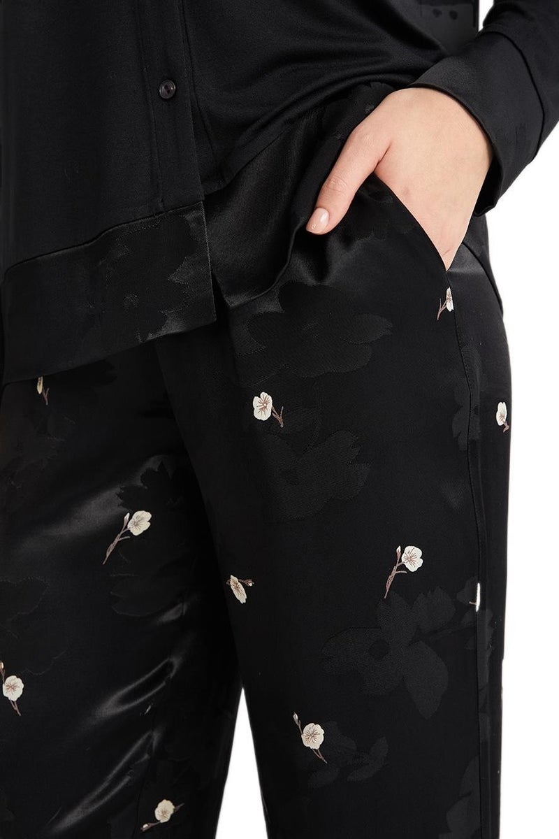 Penye Mood Women's Black Pajama Set 9714  - Image 3